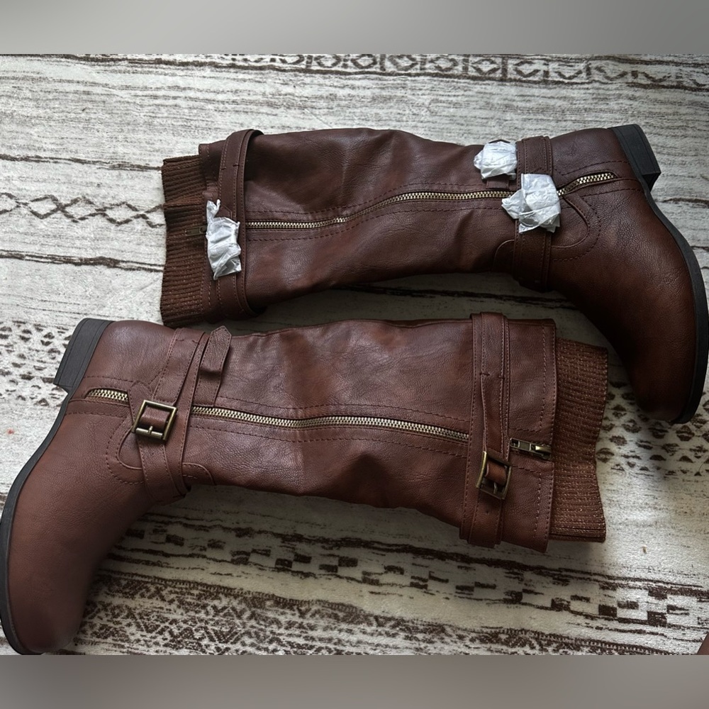 Knee high kadijah heel boot